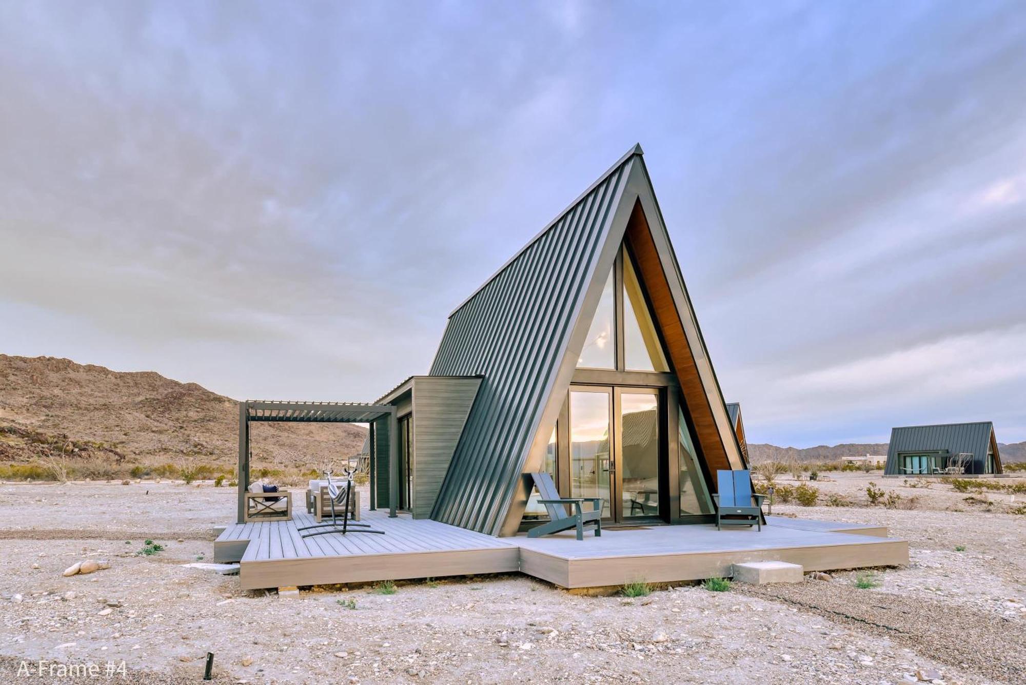 Stardust Big Bend Luxury A-Frame#4 Great Views Villa Terlingua Exterior photo